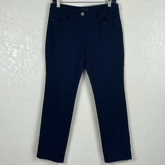 White House Black Market Denim - White House Black Market Jeans Womens 6R Slim Low Rise Dark Washed Denim Black